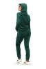 Hamana dres welurowy z kapturem Leon