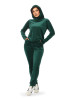 Hamana dres welurowy z kapturem Leon