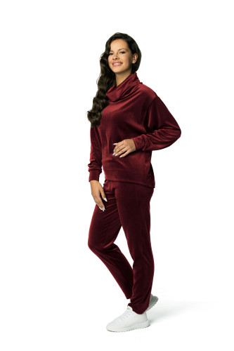 Dres welurowy z golfem Nansy